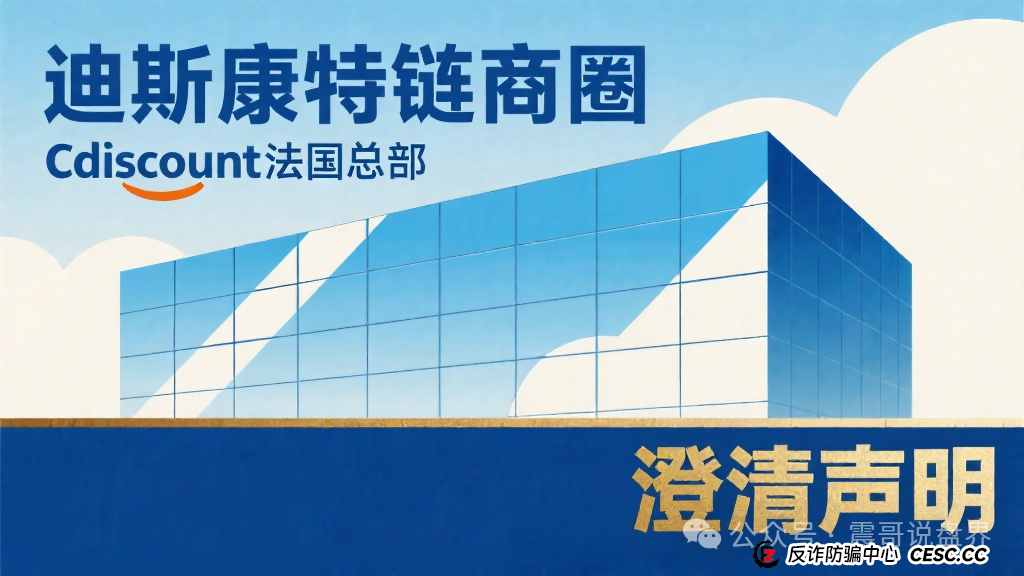 迪斯康特链商圈（Cdiscount）资金盘骗局，法国总部的澄清声明