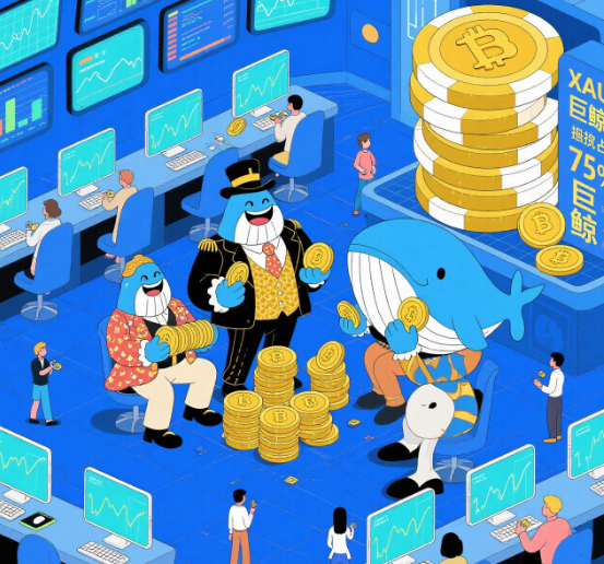散户跑不赢巨鲸？XAUT持仓分布图曝光：前10地址掌控75%筹码