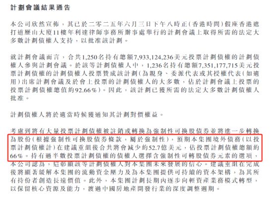 旭辉境内债重组，临近关键时刻