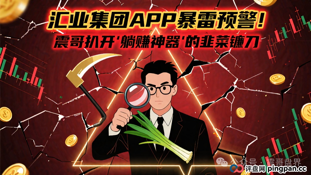 汇业集团APP暴雷预警!震哥扒开这个"躺赚神器"的韭菜镰刀 汇业集团APP暴雷预警!震哥扒开这个"躺赚神器"的韭菜镰刀