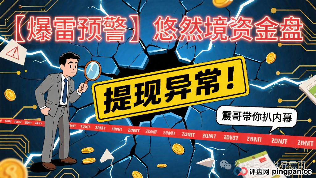 【爆雷预警】悠然境资金盘提现异常!震哥带你扒内幕 【爆雷预警】悠然境资金盘提现异常!震哥带你扒内幕
