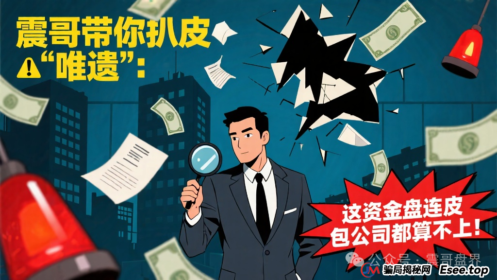 震哥带你扒皮“唯遗”:这资金盘连皮包公司都算不上! 震哥带你扒皮“唯遗”:这资金盘连皮包公司都算不上!