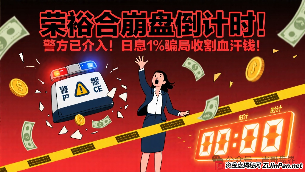 荣裕合崩盘倒计时!警方已介入,日息1%的骗局正在收割你的血汗钱! 荣裕合崩盘倒计时!警方已介入,日息1%的骗局正在收割你的血汗钱!