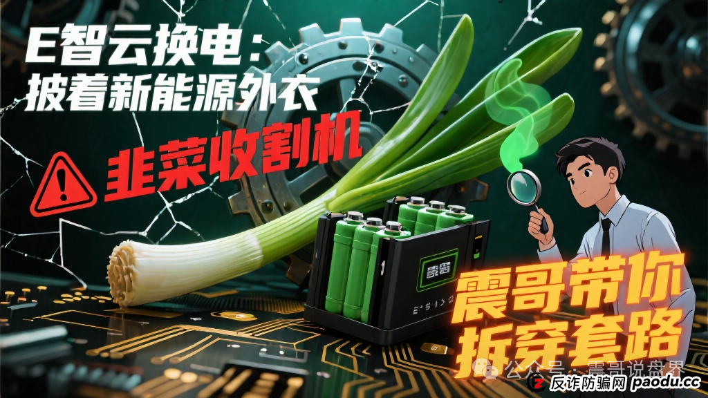 E智云换电:披着新能源外衣的韭菜收割机,震哥带你拆穿套路 E智云换电:披着新能源外衣的韭菜收割机,震哥带你拆穿套路