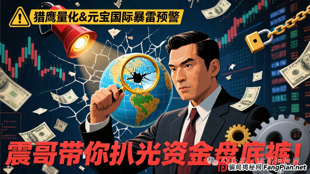 【猎鹰量化&元宝国际暴雷预警】震哥带你扒光资金盘底裤! 【猎鹰量化&元宝国际暴雷预警】震哥带你扒光资金盘底裤!