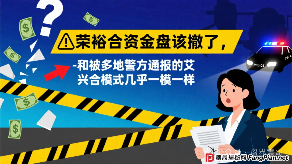 荣裕合资金盘该撤了,和被多地警方通报的艾兴合模式几乎一模一样! 荣裕合资金盘该撤了,和被多地警方通报的艾兴合模式几乎一模一样!