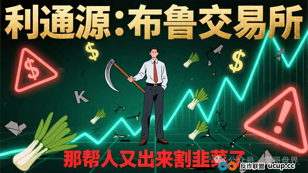 利通源：布鲁交易所那帮人又出来割韭菜了！千万别上当