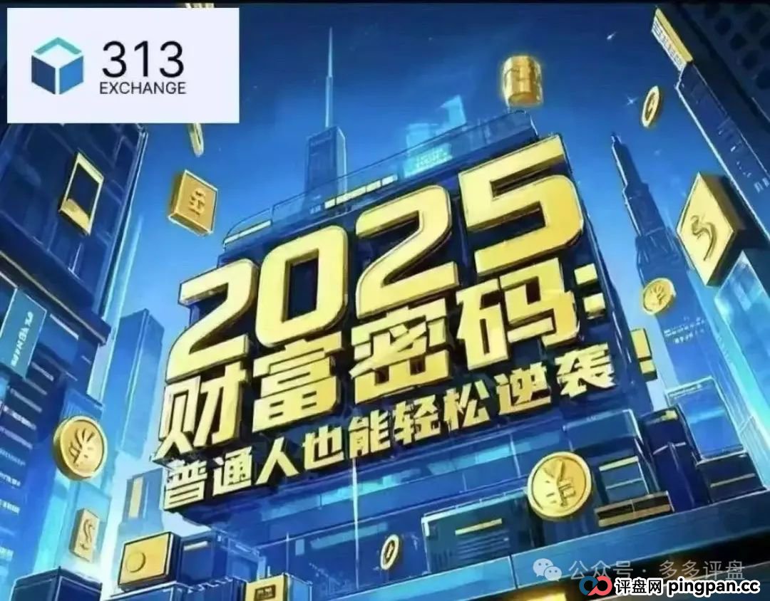 “313 交易所” 跟单骗局将崩盘 “313 交易所” 跟单骗局将崩盘