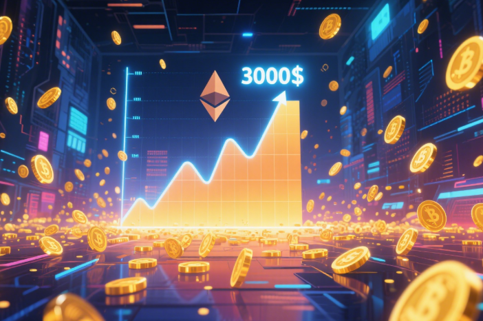 以太坊3000美元概率测算！币界数据：盈利地址激增30%的暗示