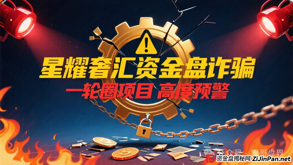 星耀奢汇资金盘诈骗，一轮圈的项目，高度预警