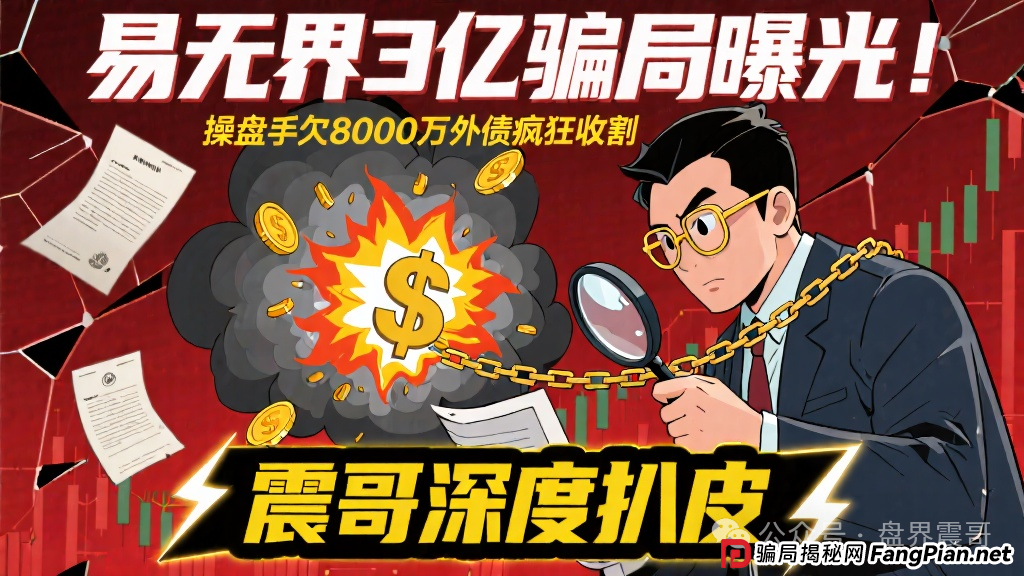 易无界3亿骗局曝光!操盘手欠8000万外债疯狂收割,震哥深度扒皮! 易无界3亿骗局曝光!操盘手欠8000万外债疯狂收割,震哥深度扒皮!