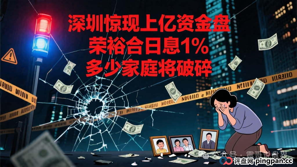 深圳惊现上亿资金盘,荣裕合日息1%,又将导致多少人家庭破碎 深圳惊现上亿资金盘,荣裕合日息1%,又将导致多少人家庭破碎