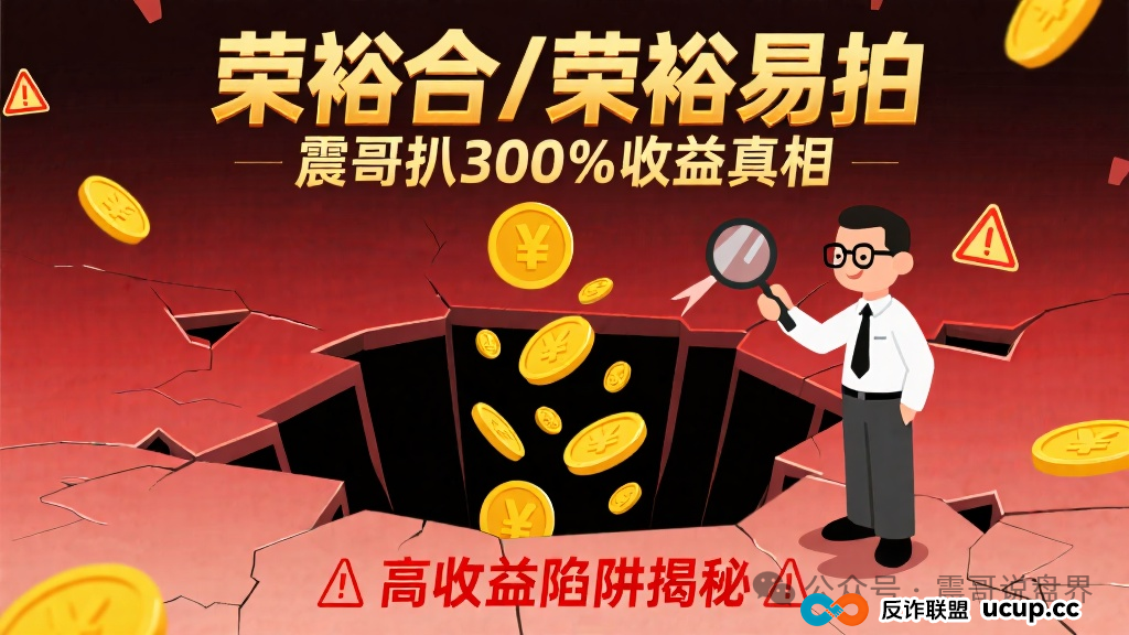 荣裕合（荣裕易拍）：震哥带你扒一扒这个300%收益的坑