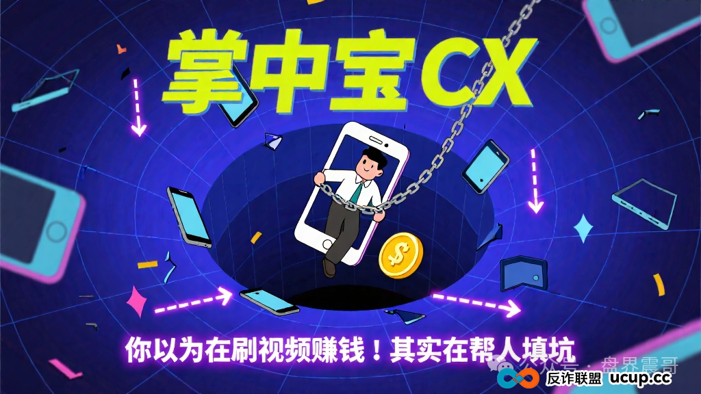 掌中宝CX:你以为在刷视频赚钱,其实在帮人填坑 掌中宝CX:你以为在刷视频赚钱,其实在帮人填坑
