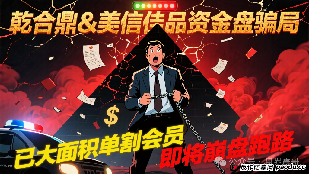 乾合鼎（兴红资管）&美信佳品资金盘骗局，已经大面积单割会员，即将崩盘跑路
