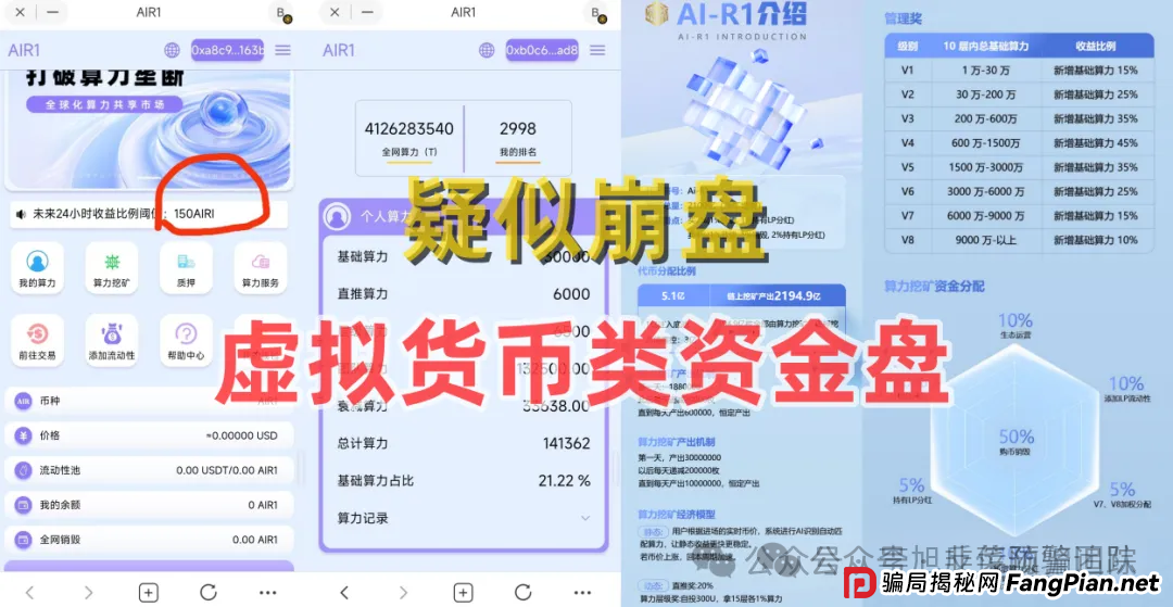 预警：近期即将崩盘跑路的资金盘骗局，星辉创投OSL，CXDAO，海洋牧场，‬AIR1币，政企PPP基金，加密海洋RWA生态不远离小心被割！