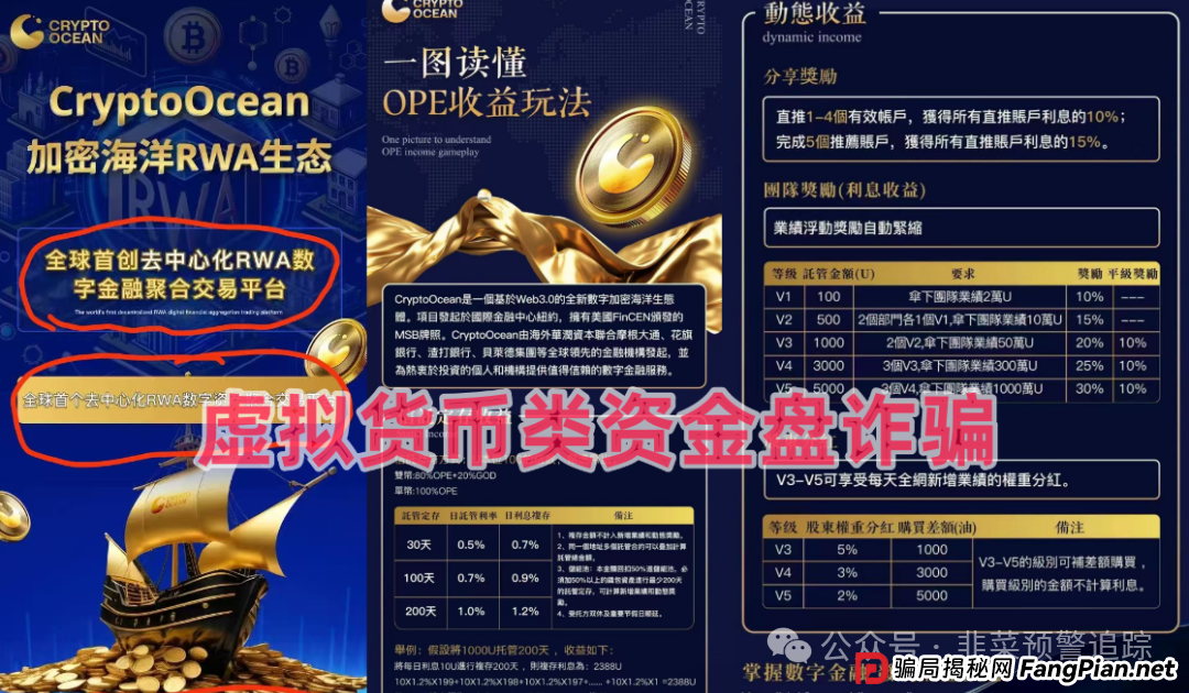 预警：近期即将崩盘跑路的资金盘骗局，星辉创投OSL，CXDAO，海洋牧场，‬AIR1币，政企PPP基金，加密海洋RWA生态不远离小心被割！