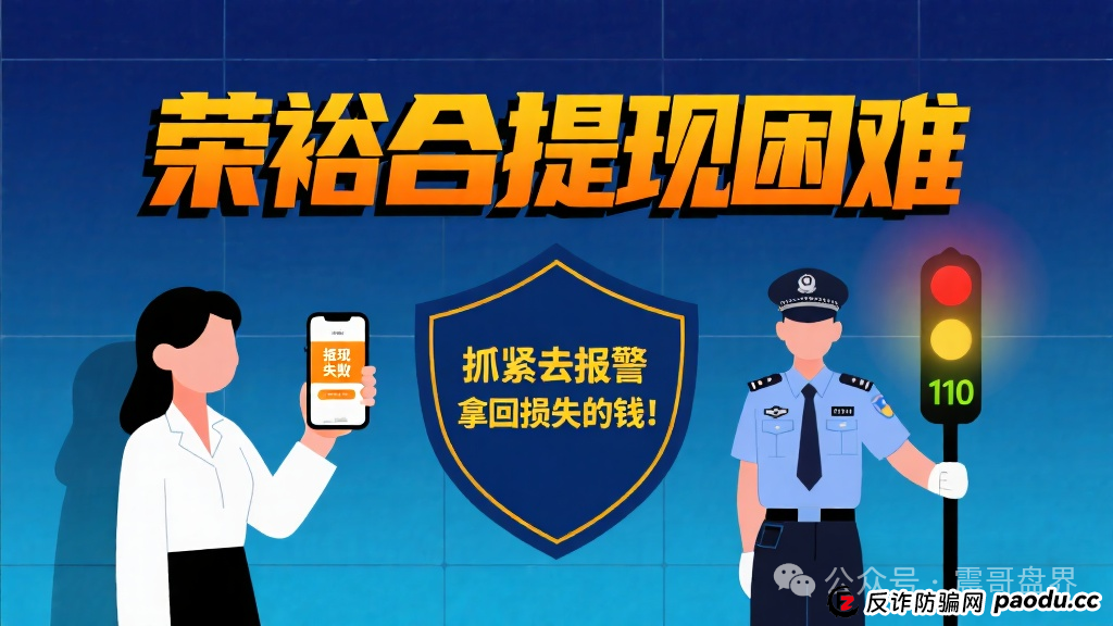 荣裕合提现困难,抓紧去报警,拿回损失的钱! 荣裕合提现困难,抓紧去报警,拿回损失的钱!