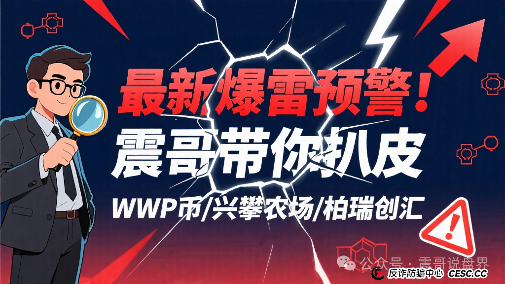 最新爆雷预警!震哥带你扒皮WWP币、兴攀农场、柏瑞创汇 最新爆雷预警!震哥带你扒皮WWP币、兴攀农场、柏瑞创汇