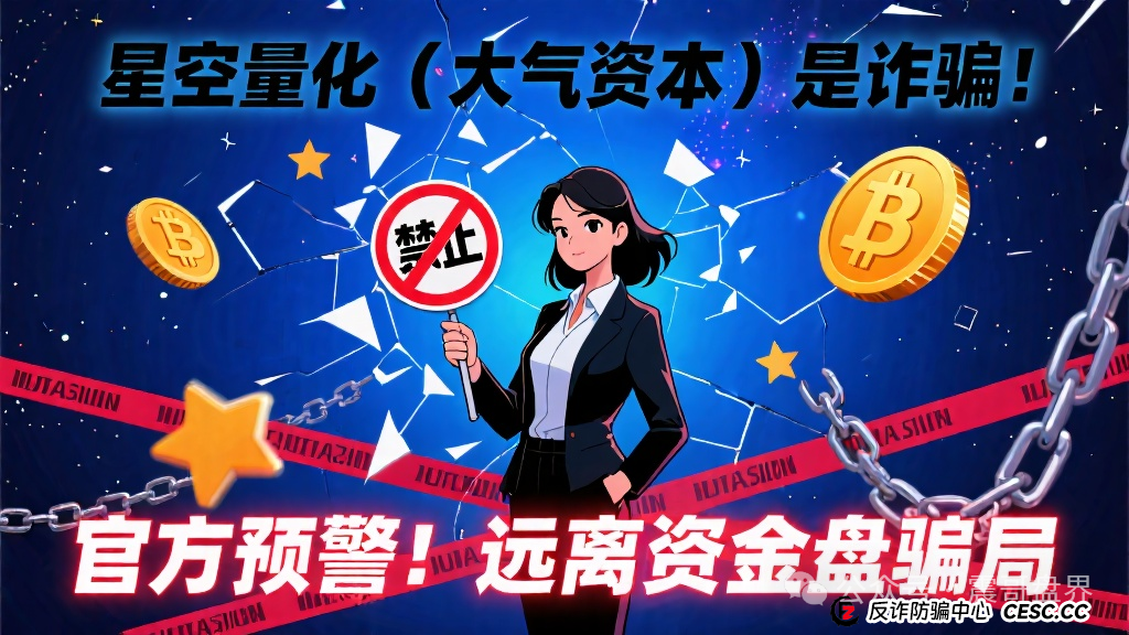 星空量化(大气资本)是诈骗!官方已经发布预警,请远离资金盘骗局 星空量化(大气资本)是诈骗!官方已经发布预警,请远离资金盘骗局