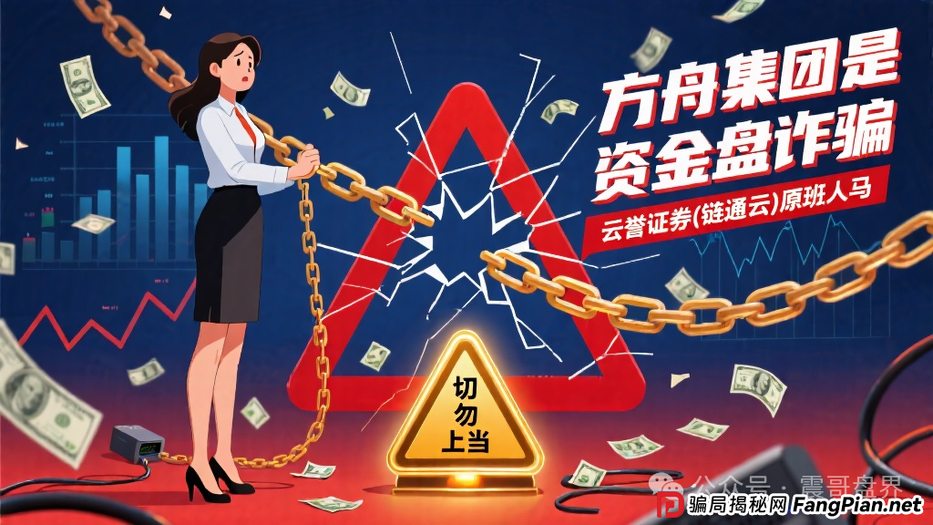 方舟集团是资金盘诈骗，“云誉证劵”（链通云）原班人马，切勿上当
