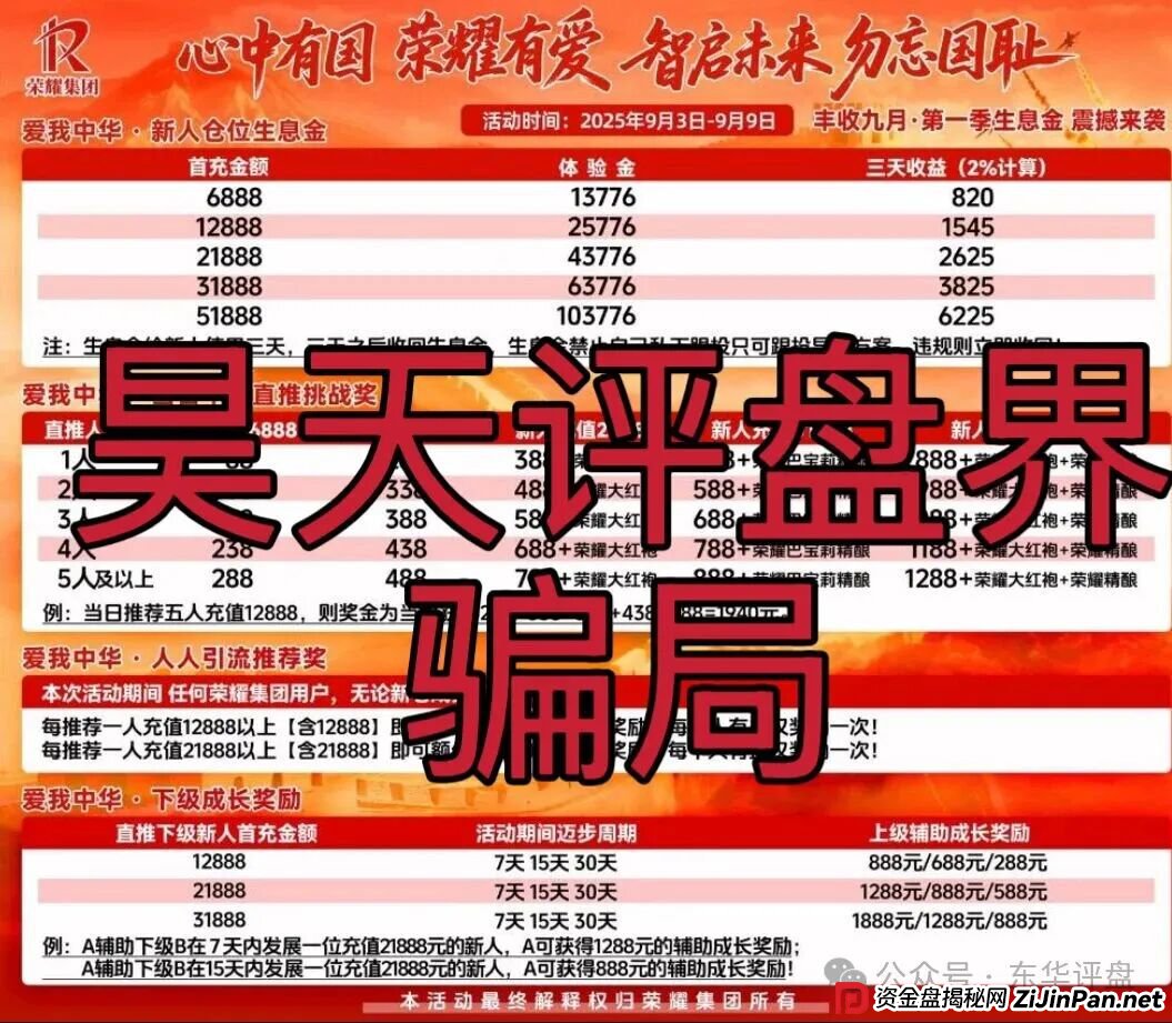 荣耀集团(嘉悦国际)期货带单类资金盘骗局,近期大量单割会员,高度预警,即将崩盘跑路! 荣耀集团(嘉悦国际)期货带单类资金盘骗局,近期大量单割会员,高度预警,即将崩盘跑路!