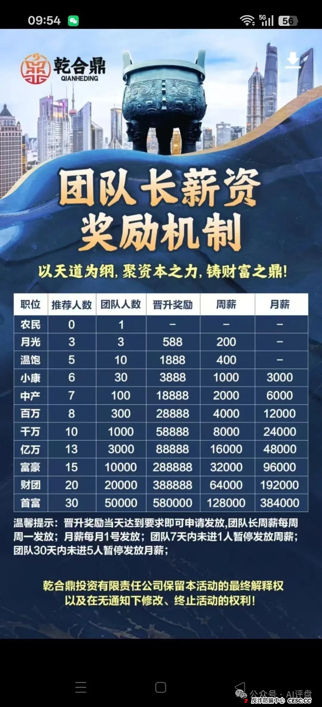 乾合鼎（兴红资管）资金盘骗局曝光：不断单割会员，即将崩盘跑路！