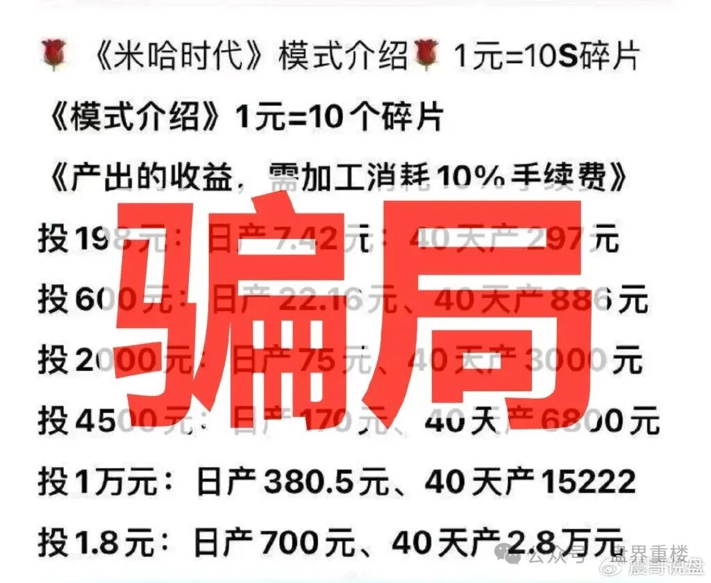 米哈时代分红类资金盘骗局，就是之前“万灵部落”和“欧贝电商”那帮人搞的，大量投诉文章，高度预警，即将崩盘跑路！