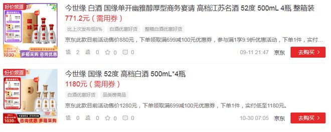 国缘降价、V3减量，今世缘“大本营”少卖了11亿