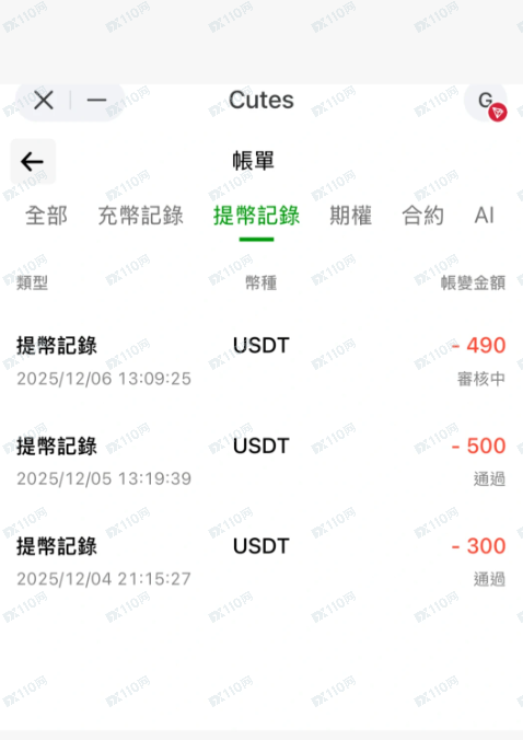 被杀猪盘骗1000u，目前已提800u损失200