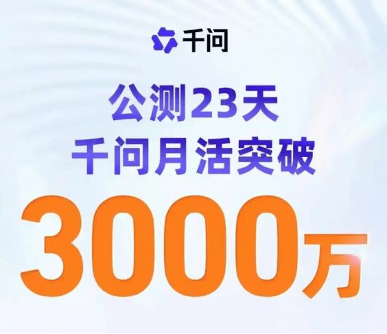 23天月活破3000万，千问打破中国AI的“应用僵局”