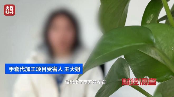 假订单、假客户、假回收！“手套代加工”生意坑惨加工户，央视曝光→