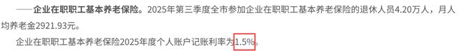 狗都叹气，社保利息公布了...