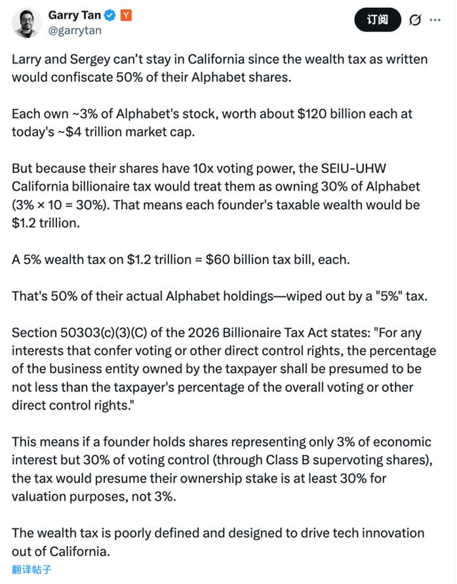 可能被“没收”一半股权，谷歌创始人逃离硅谷