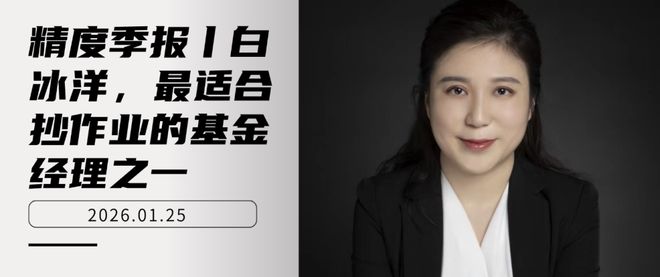 精度季报丨白冰洋，最适合抄作业的基金经理之一