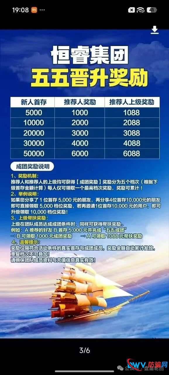 警惕“恒睿集团”骗局：一场披着“高薪推广”外衣的资金盘陷阱