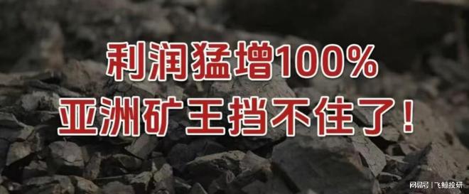 豪砸70亿，利润猛增100%，亚洲矿王，挡不住了！