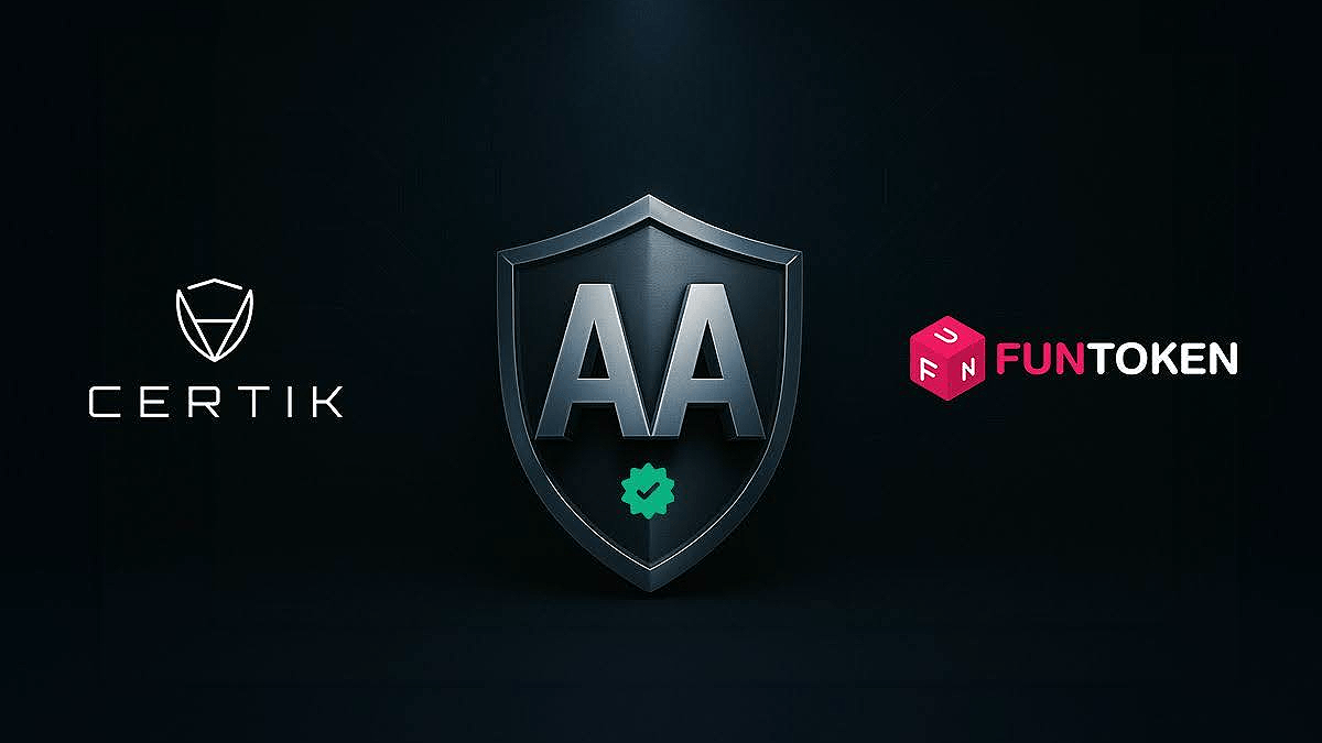 CertiK 通过“AA”升级验证了 FUNToken 的智能合约强度(1)