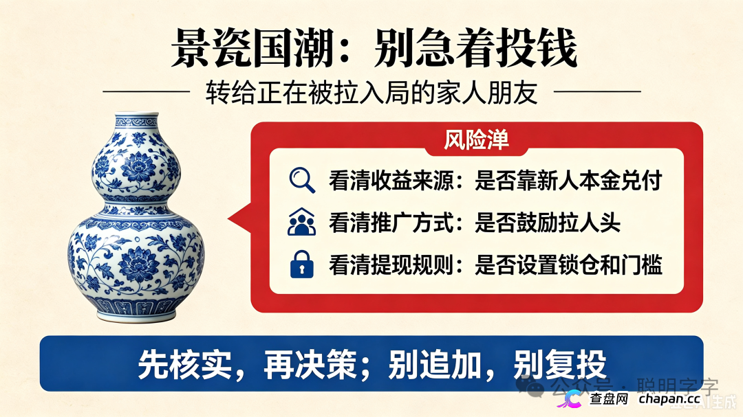 深扒｜从“日入几百”到“归零”——“景瓷国潮”的提现规则，就是操盘手跑路前的过滤网