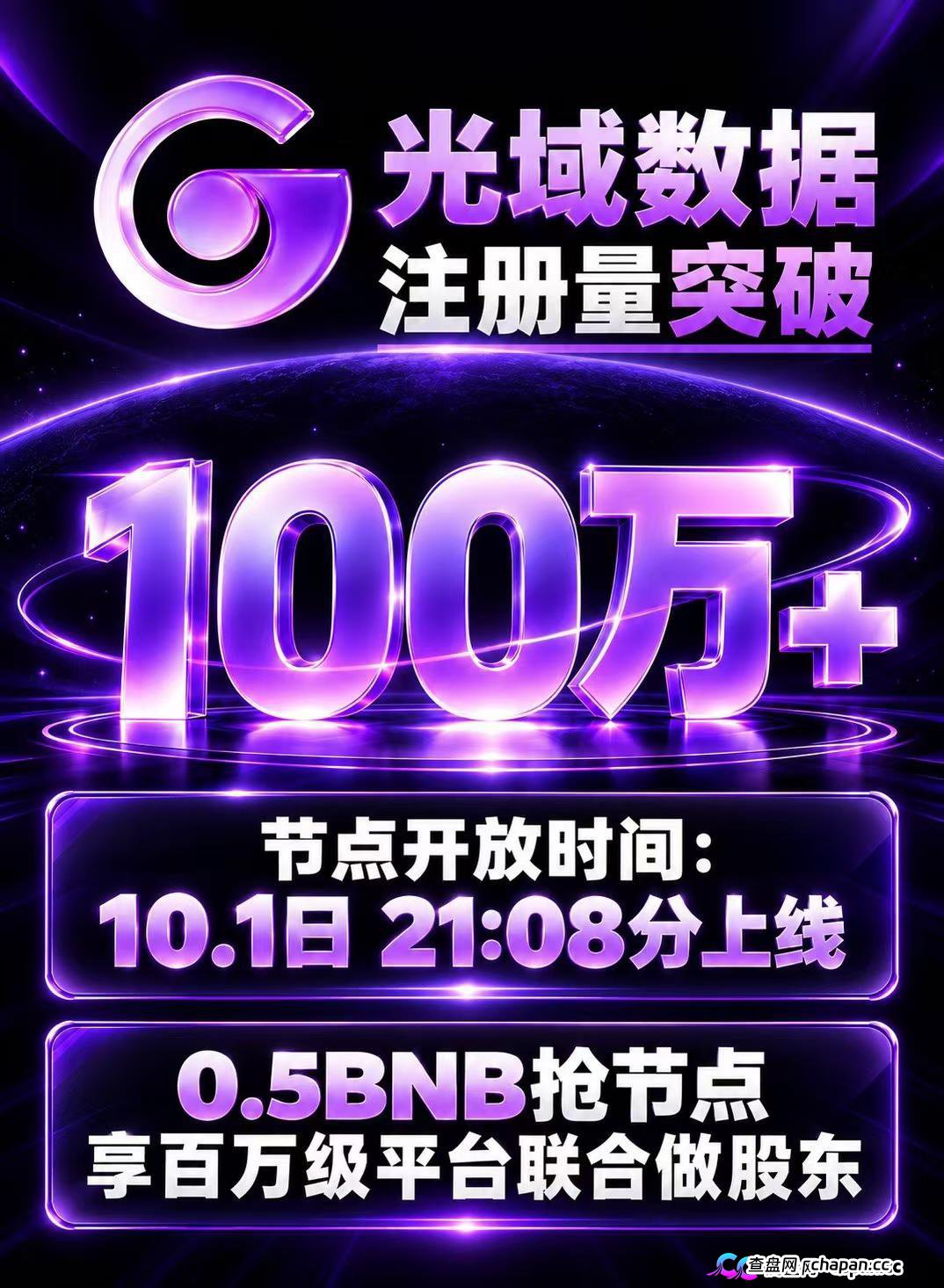紧急预警｜“光域数据GOD”：质押0.5BNB抢节点，提现扣5%BNB+5%GOD，拿回来的是空气币
